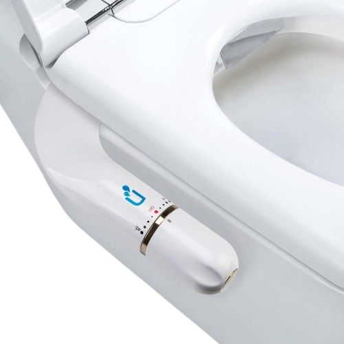 Uncahome Bidet Toilet Seat Attachment Non-Electric Dual Nozzle