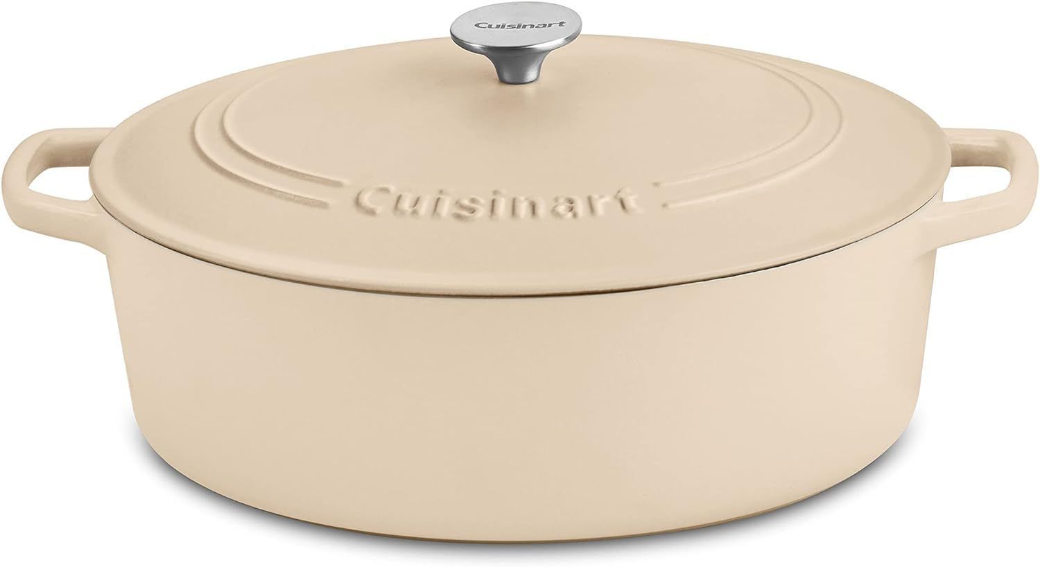Cuisinart Casserole Cast Iron Oval 7 QT with Cover (CI770)
